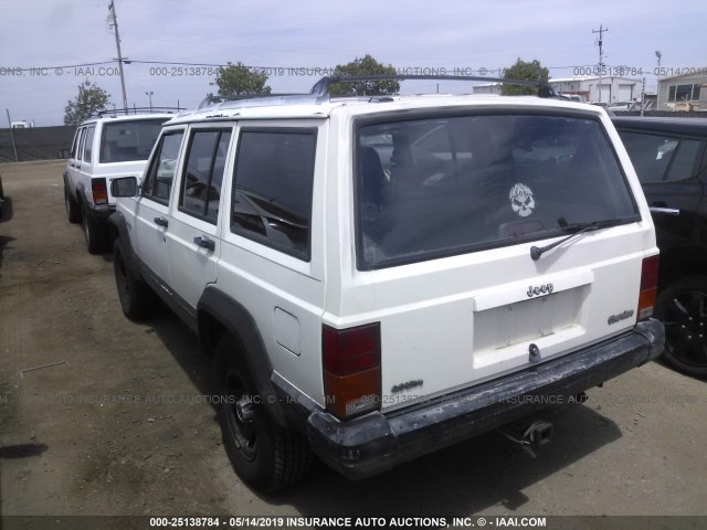 1J4FT68S0TL233142 - 1996 JEEP CHEROKEE SPORT/CLASSIC WHITE photo 3