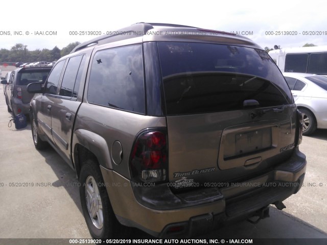 1GNES16S726110405 - 2002 CHEVROLET TRAILBLAZER EXT BROWN photo 3