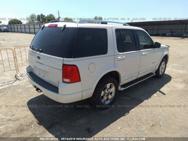 1FMZU75W94ZB12259 - 2004 FORD EXPLORER LIMITED WHITE photo 4