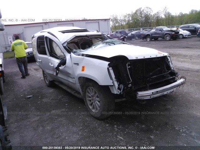 1GKFK13519R114913 - 2009 GMC YUKON HYBRID WHITE photo 1