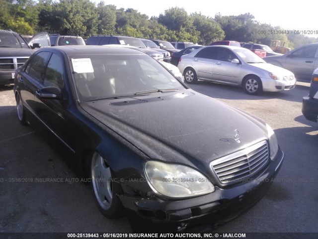 WDBNG75J52A294311 - 2002 MERCEDES-BENZ S 500 BLACK photo 1