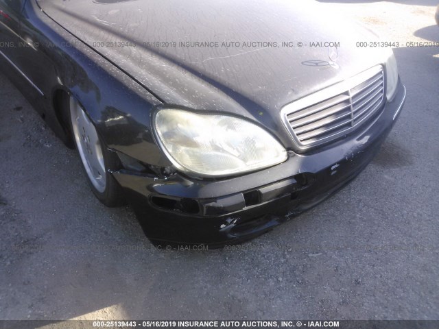 WDBNG75J52A294311 - 2002 MERCEDES-BENZ S 500 BLACK photo 6