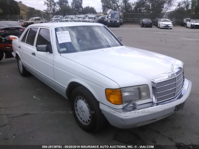 WDBCA25D9KA469522 - 1989 MERCEDES-BENZ 300 SEL WHITE photo 1