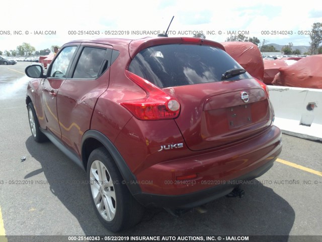 JN8AF5MR6CT101379 - 2012 NISSAN JUKE S/SV/SL RED photo 3