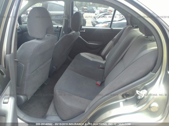 JHMES96665S008873 - 2005 HONDA CIVIC HYBRID GRAY photo 8