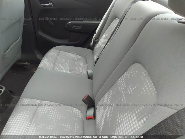 1G1JA5SH4C4145744 - 2012 CHEVROLET SONIC LS 橙色 照片 8