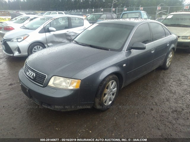 WAUCD64B64N103252 - 2004 AUDI A6 S-LINE QUATTRO GRAY photo 2