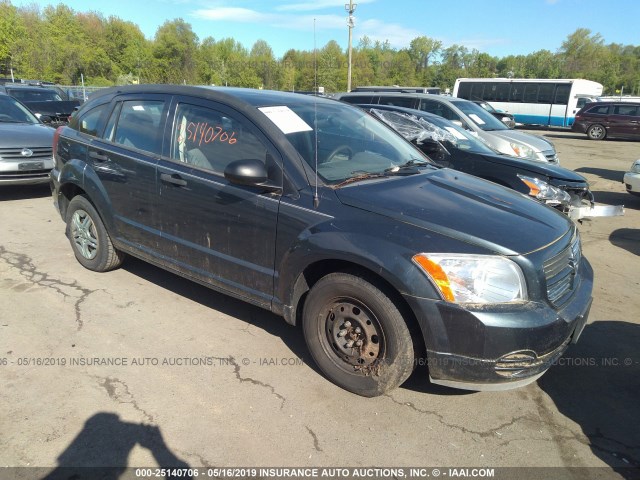 1B3HB28B77D302792 - 2007 DODGE CALIBER BLUE photo 1