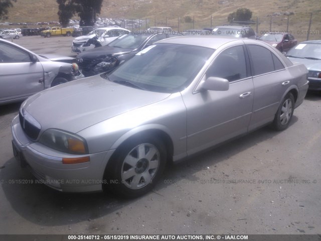 1LNHM86S42Y690088 - 2002 LINCOLN LS Champagne photo 2