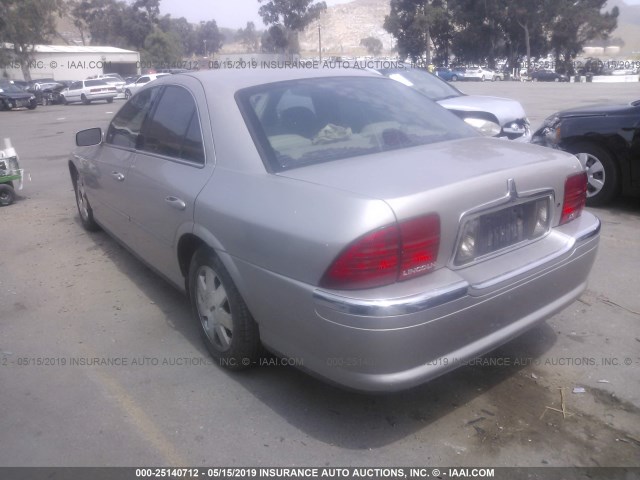 1LNHM86S42Y690088 - 2002 LINCOLN LS Champagne photo 3