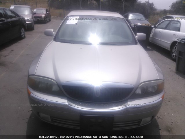 1LNHM86S42Y690088 - 2002 LINCOLN LS Champagne photo 6