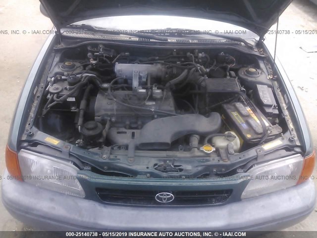 JT2AC52L4V0208317 - 1997 TOYOTA TERCEL CE GREEN photo 10