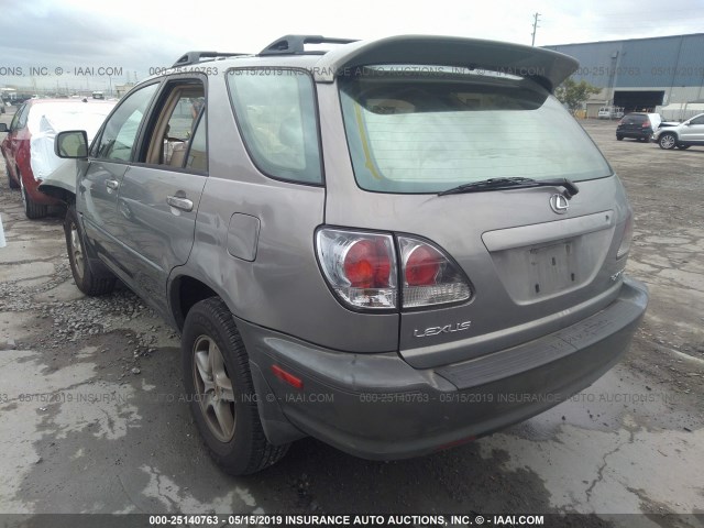 JTJGF10U330156184 - 2003 LEXUS RX 300 GRAY photo 3