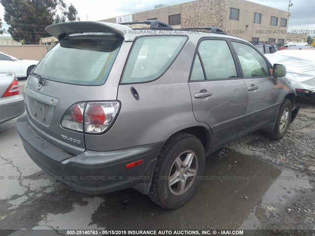 JTJGF10U330156184 - 2003 LEXUS RX 300 GRAY photo 4