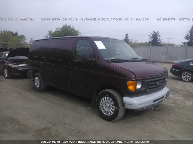 1FTRE14W03HB86500 - 2003 FORD ECONOLINE E150 VAN RED photo 1