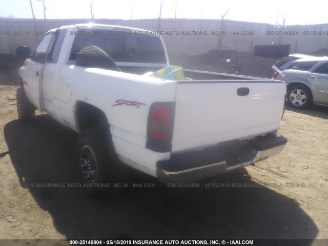 1B7KF23ZXWJ169345 - 1998 DODGE RAM 2500 WHITE photo 2