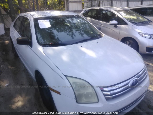 3FAFP06Z46R156181 - 2006 FORD FUSION S WHITE photo 1