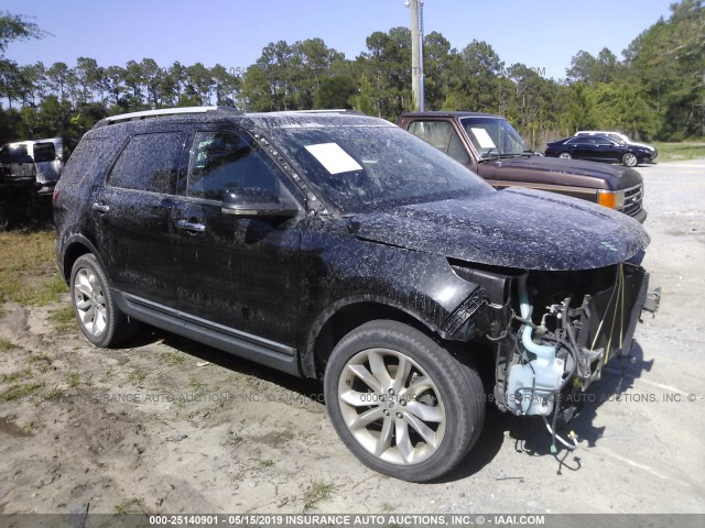 1FMHK8F83CGA98571 - 2012 FORD EXPLORER LIMITED BLACK photo 1