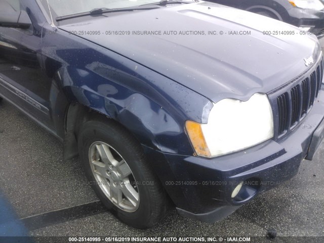 1J4GR48K75C687477 - 2005 JEEP GRAND CHEROKEE LAREDO/COLUMBIA/FREEDOM 蓝色 照片 6