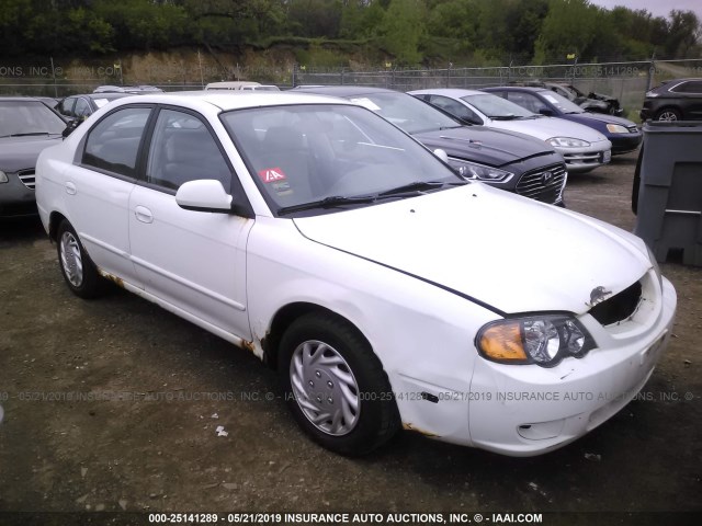 KNAFB161735127584 - 2003 KIA SPECTRA GS/GSX WHITE photo 1