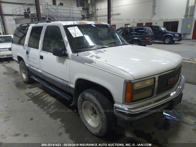 1GKFK16K5NJ718183 - 1992 GMC SUBURBAN K1500 WHITE photo 1