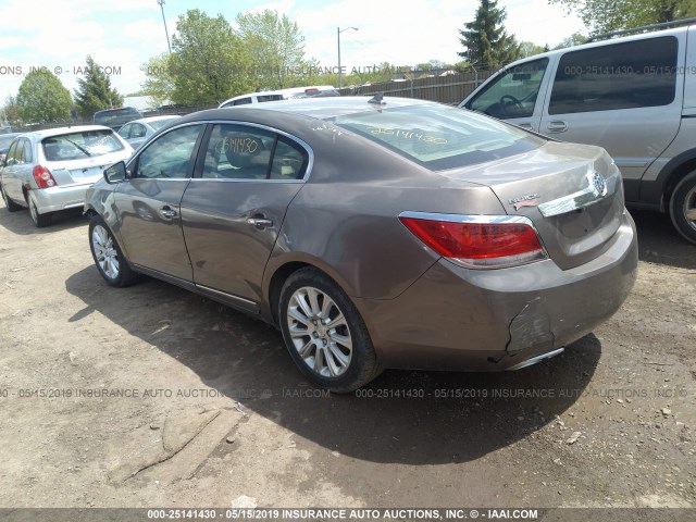 1G4GB5E30CF149854 - 2012 BUICK LACROSSE CONVENIENCE BROWN photo 3