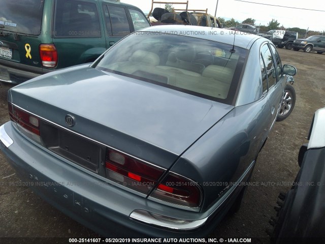 1G4CU541X34125677 - 2003 BUICK PARK AVENUE ULTRA Light Blue photo 4