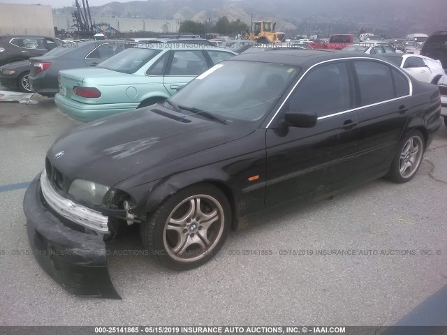 WBAAV53411FJ72051 - 2001 BMW 330 I BLACK photo 2