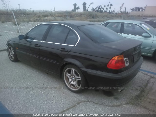 WBAAV53411FJ72051 - 2001 BMW 330 I BLACK photo 3