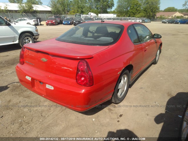 2G1WJ15K269315641 - 2006 CHEVROLET MONTE CARLO LS წითელი ფოტო 4