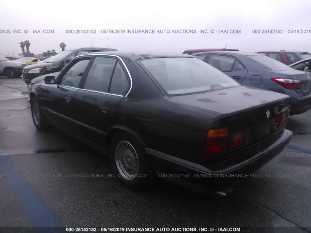 WBAHE6311RGF25049 - 1994 BMW 540 I AUTOMATIC BLACK photo 3