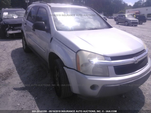 2CNDL13F866031426 - 2006 CHEVROLET EQUINOX LS SILVER photo 1