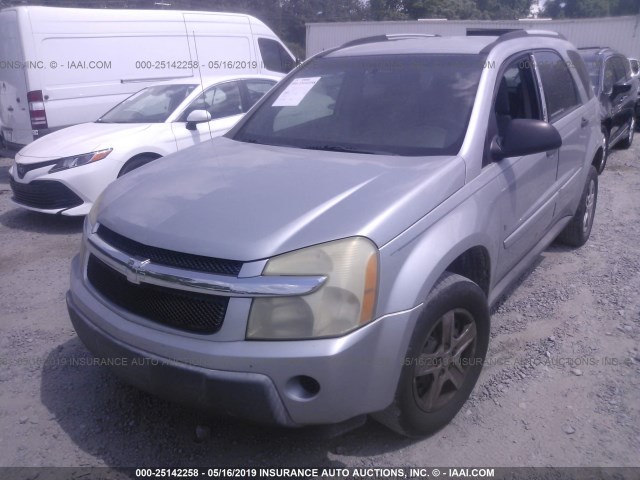 2CNDL13F866031426 - 2006 CHEVROLET EQUINOX LS SILVER photo 2