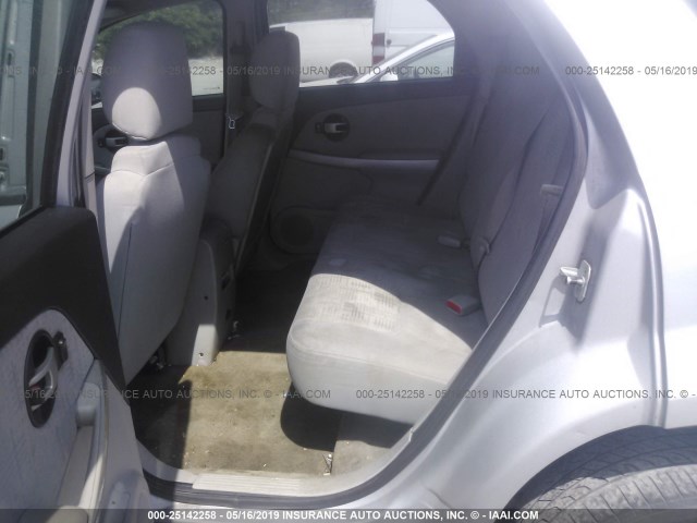 2CNDL13F866031426 - 2006 CHEVROLET EQUINOX LS SILVER photo 8