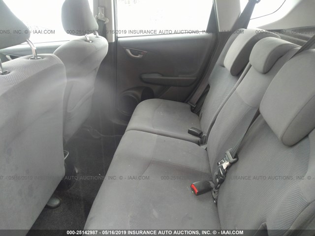 JHMGE8H31BS004495 - 2011 HONDA FIT BLACK photo 8