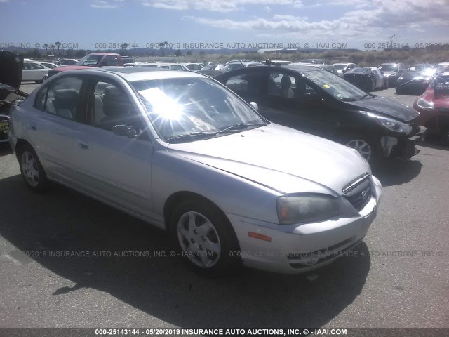 KMHDN46D16U282649 - 2006 HYUNDAI ELANTRA GLS/GT/LIMITED SILVER photo 1