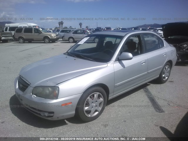 KMHDN46D16U282649 - 2006 HYUNDAI ELANTRA GLS/GT/LIMITED SILVER photo 2