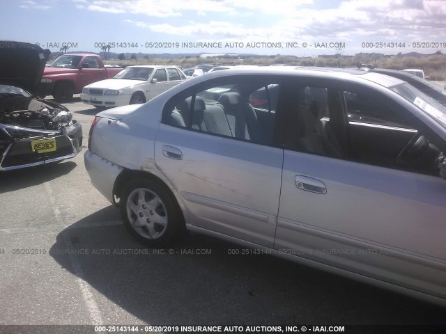 KMHDN46D16U282649 - 2006 HYUNDAI ELANTRA GLS/GT/LIMITED SILVER photo 6