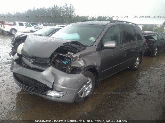 5TDZA23C64S144788 - 2004 TOYOTA SIENNA CE/LE GRAY photo 2