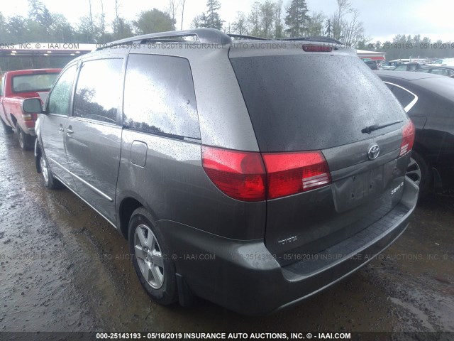 5TDZA23C64S144788 - 2004 TOYOTA SIENNA CE/LE GRAY photo 3