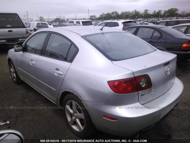 JM1BK32F151346808 - 2005 MAZDA 3 I SILVER photo 3