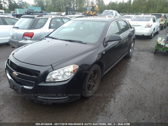 1G1ZH57B68F209779 - 2008 CHEVROLET MALIBU 1LT 黑色 照片 2