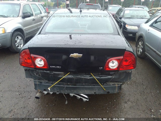 1G1ZH57B68F209779 - 2008 CHEVROLET MALIBU 1LT 黑色 照片 6