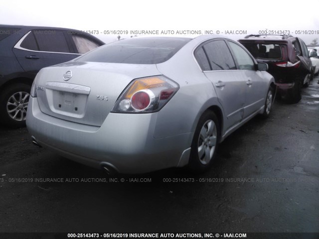 1N4AL21E27N430570 - 2007 NISSAN ALTIMA 2.5/2.5S SILVER photo 4