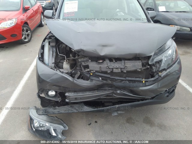 2HKRM4H56DH676996 - 2013 HONDA CR-V GRAY photo 6