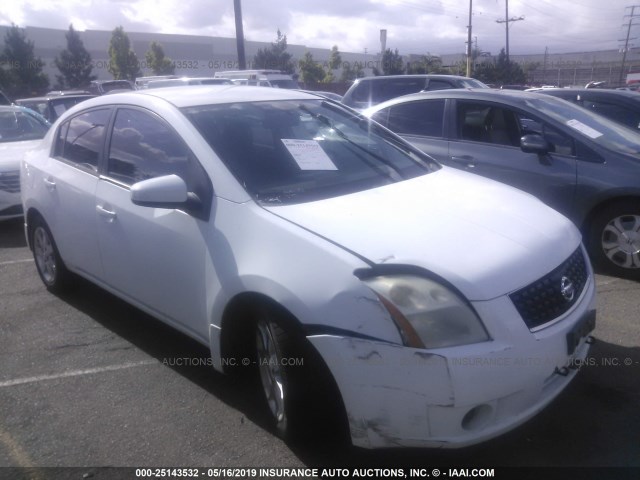 3N1AB61E18L640845 - 2008 NISSAN SENTRA 2.0/2.0S/2.0SL WHITE photo 1