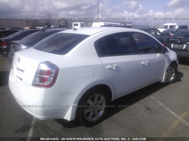 3N1AB61E18L640845 - 2008 NISSAN SENTRA 2.0/2.0S/2.0SL WHITE photo 4