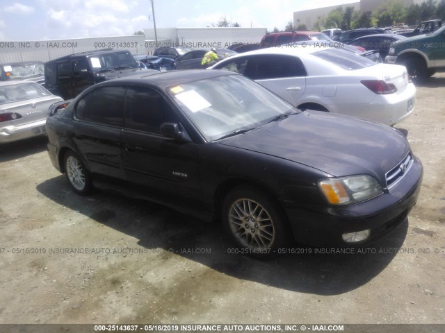 4S3BE656017209497 - 2001 SUBARU LEGACY GT LIMITED BLACK photo 1