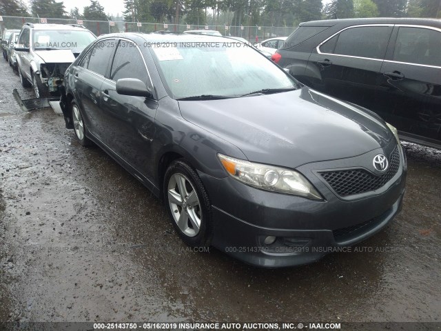 4T1BF3EK5AU012122 - 2010 TOYOTA CAMRY SE/LE/XLE GRAY photo 1