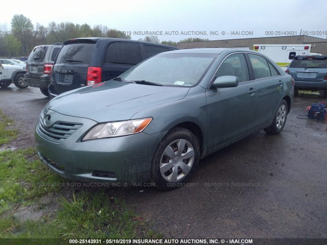 4T1BE46K67U684853 - 2007 TOYOTA CAMRY NEW GENERAT CE/LE/XLE/SE GREEN photo 2